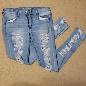 American Eagle size 12 x long skinny